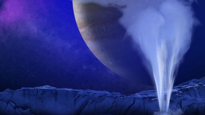 Jüpiter'in uydusu Europa'nın görseli